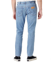 WRANGLER TEXAS SLIM MĘSKIE SPODNIE JEANSOWE GREEN STEEL W12SJX31Z 112145798